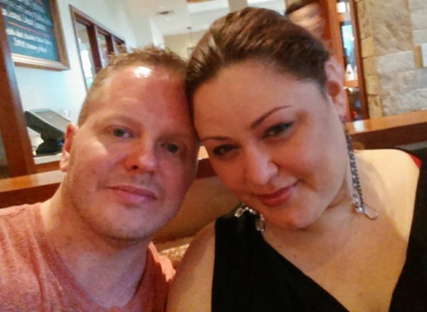 Faye and Jim in a summer selfie