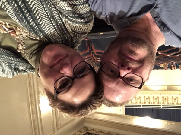 Faye and Jim on a theater date in Minneapolis